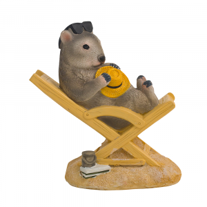 Wombat on Bench Chair Figure 14cm