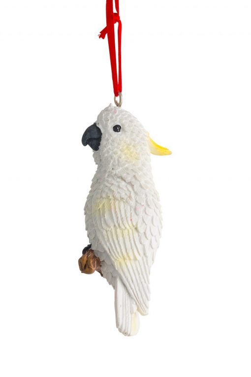 Cockatoo Hanging Ornament 9cm