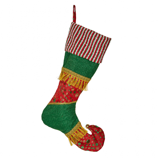 Green/Red Stocking 51cmH