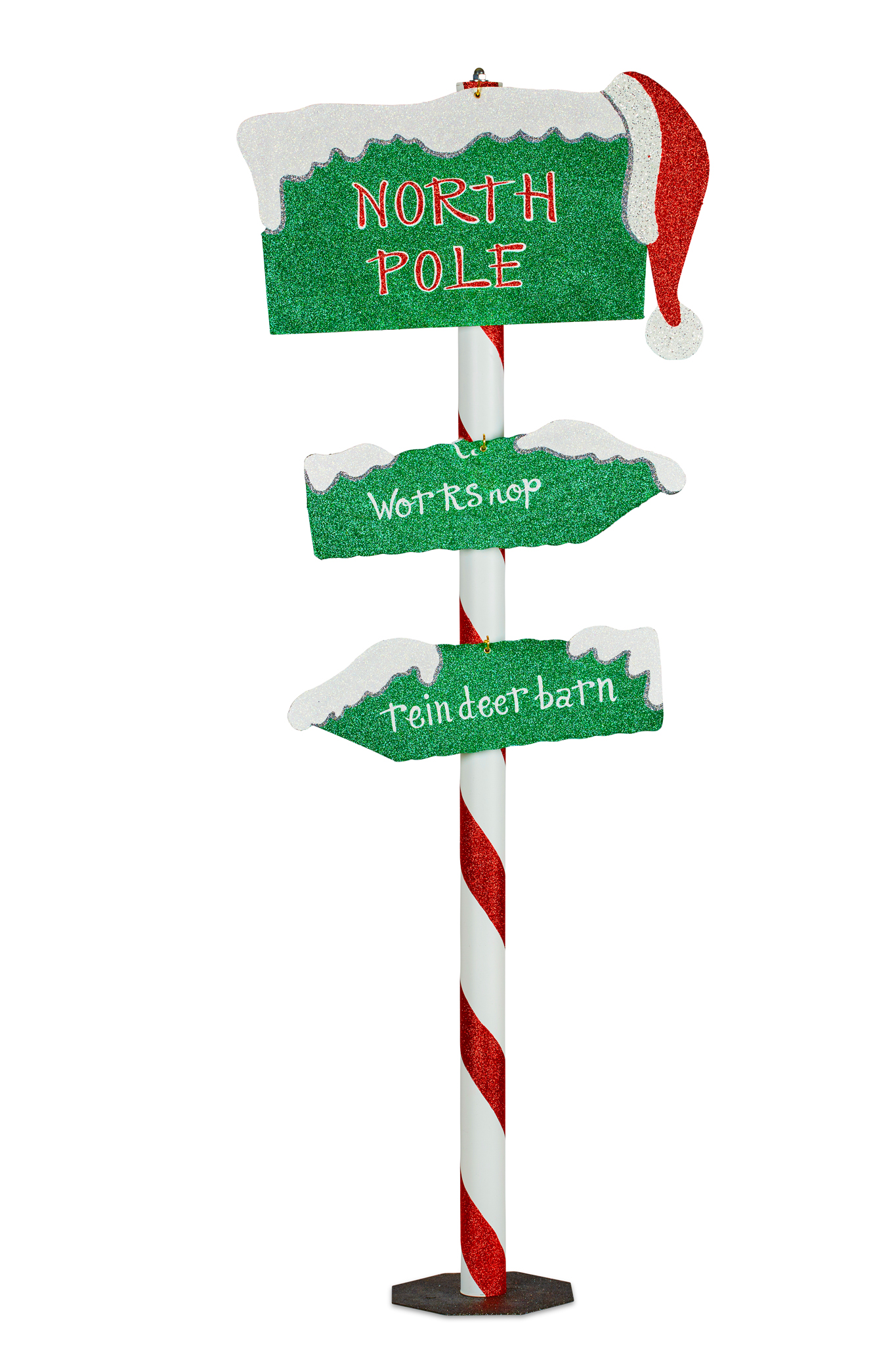 Christmas Sign - North Pole, 134cmH - Big Christmas